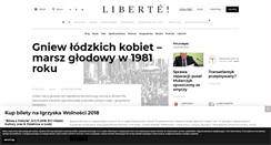 Desktop Screenshot of liberte.pl