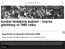 Tablet Screenshot of liberte.pl